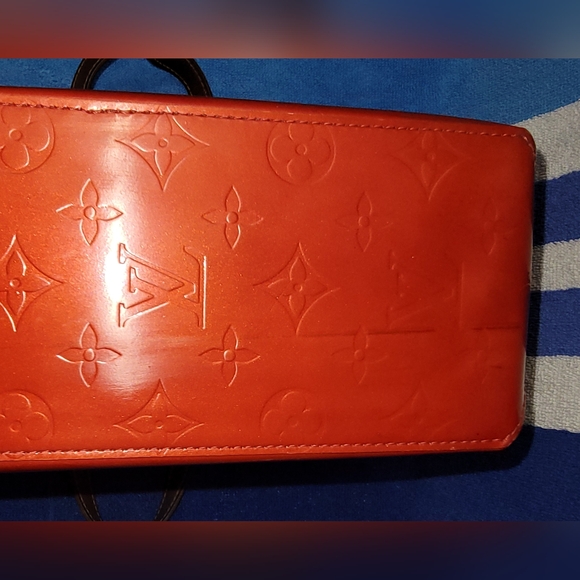 LOUIS VUITTON Reade PM Rouge Monogram Vernis MI1012 Handbag - Picture 11 of 16